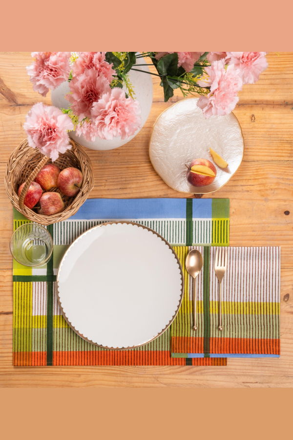 Inner Child Modernist Striped Napkins, Set of 4