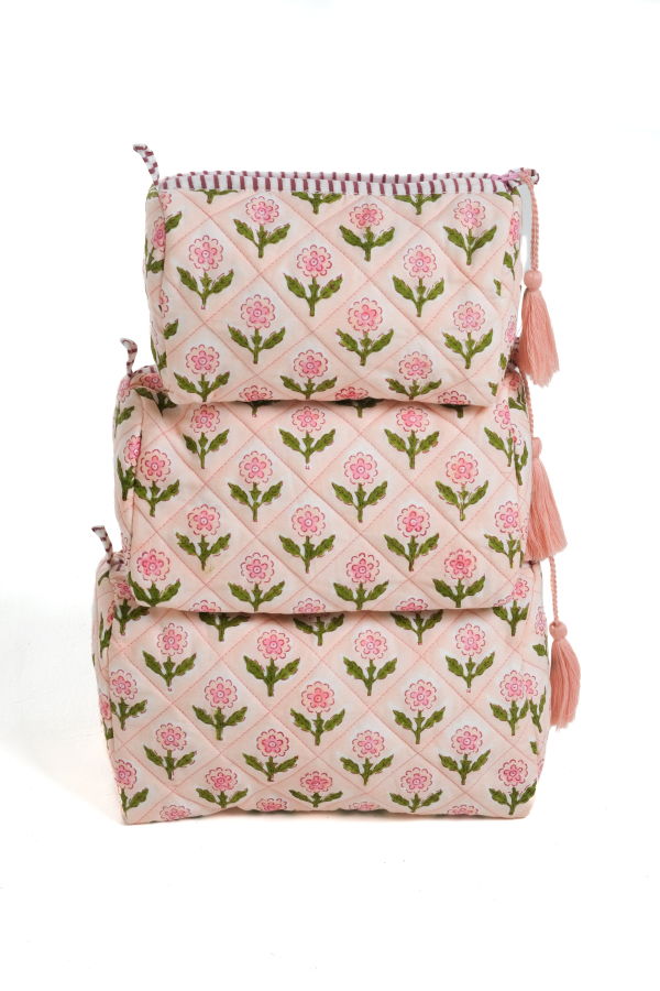 Inner Child Mona Blockprint Makeup Bag