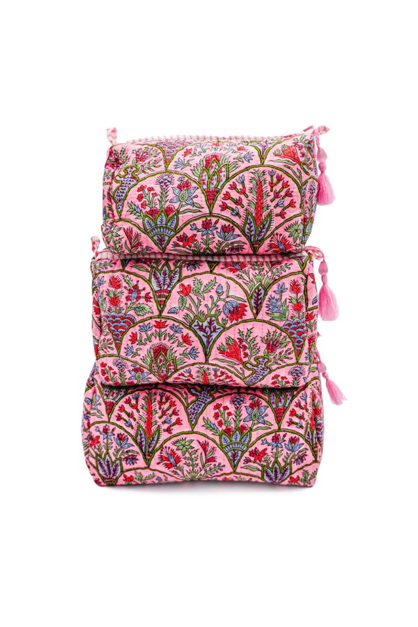 Inner Child Pink Arch Toiletry Bag