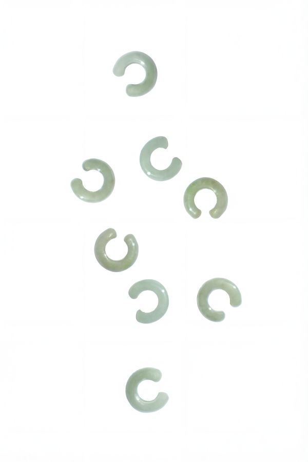 seree Abby Single Jade Cuff Earring - Pale Green