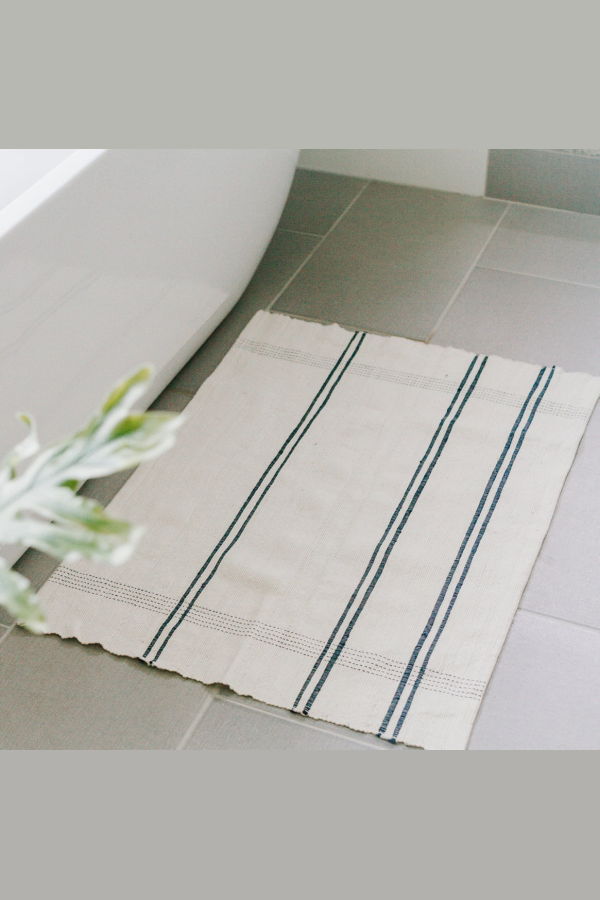 Creative Women Ribbons Cotton Bath Mat