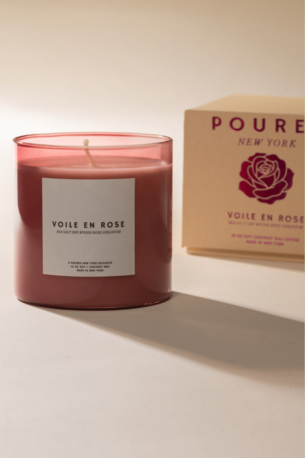 Poured New York Voile En Rose Home Fragrance