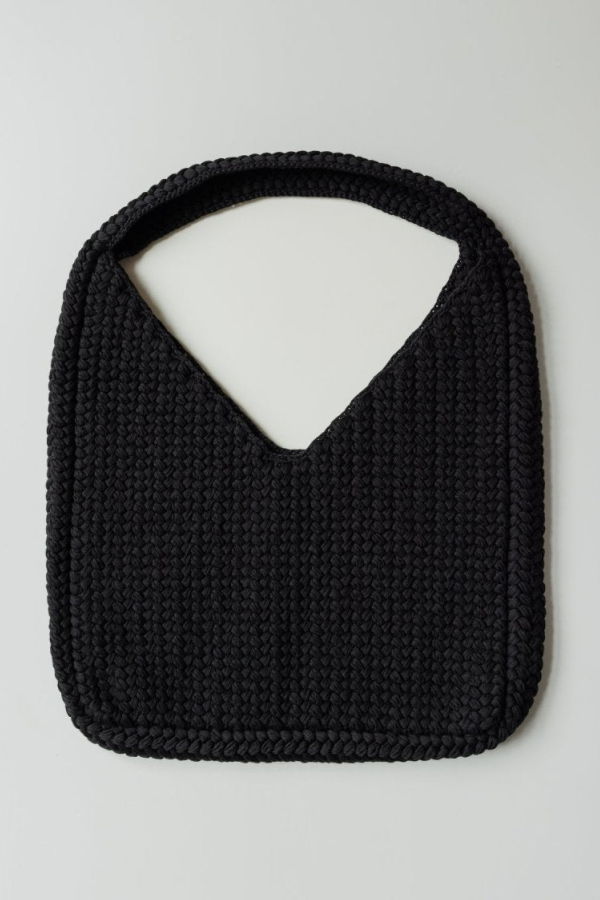 The Knotty Ones Pintinė Crochet Bag - Black