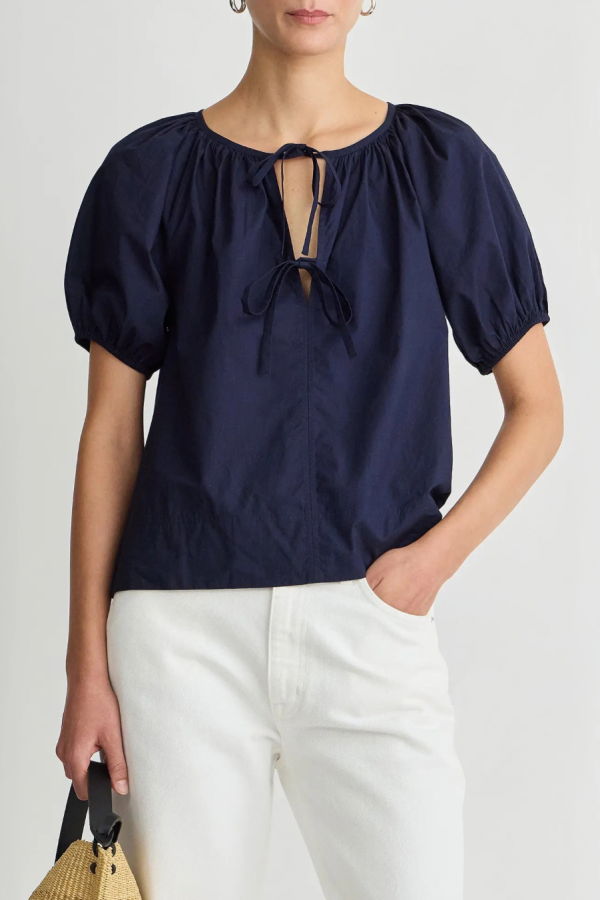 Apiece Apart Amalie Tie Top - Midnight