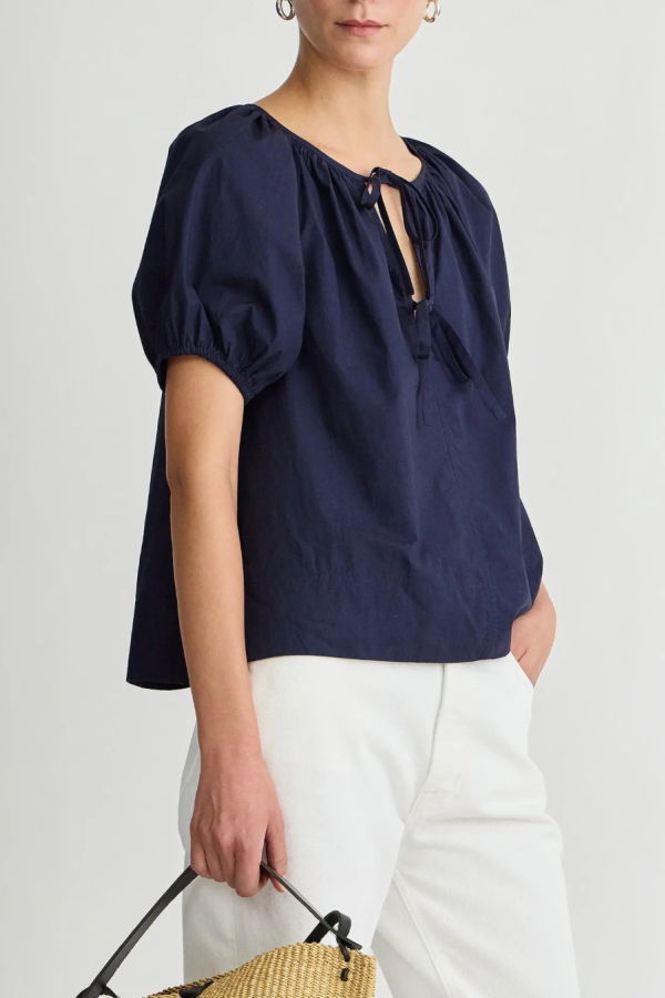 Apiece Apart Amalie Tie Top - Midnight