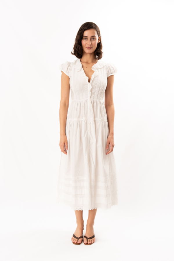 DÔEN Eliette Dress - Salt
