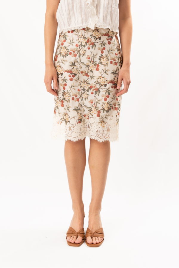 DÔEN Elowette Skirt - Cerise Et Fleur