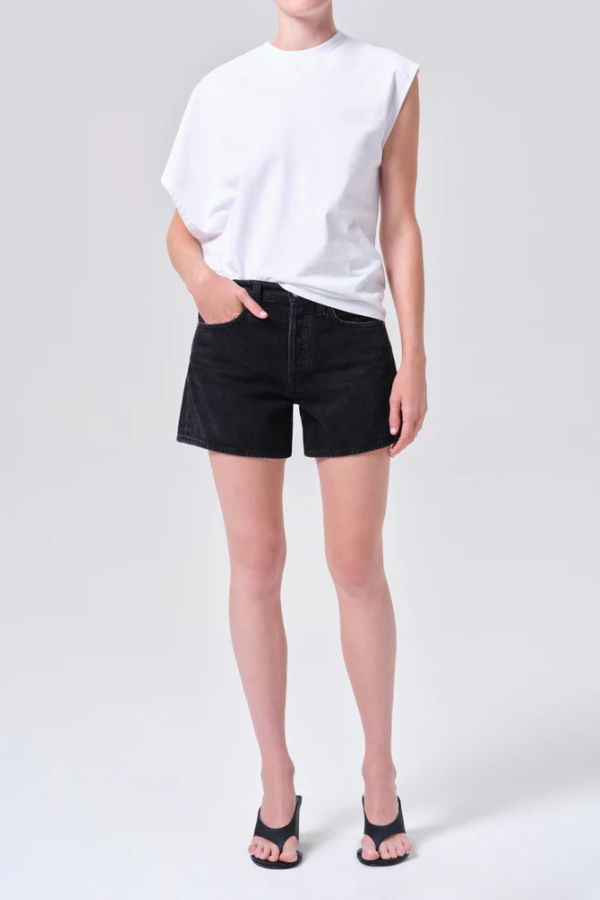AGOLDE Parker Long Denim Short