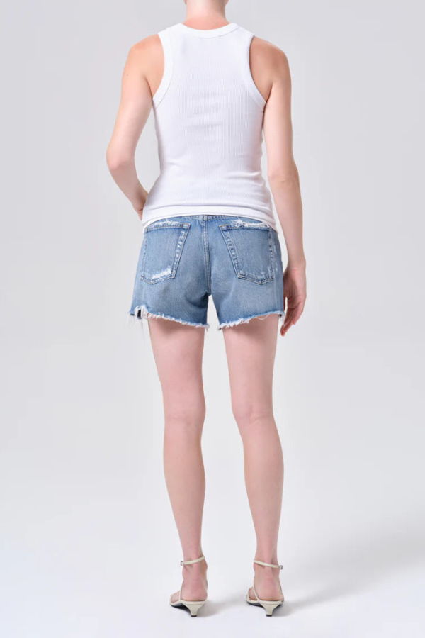 AGOLDE Parker Long Denim Short