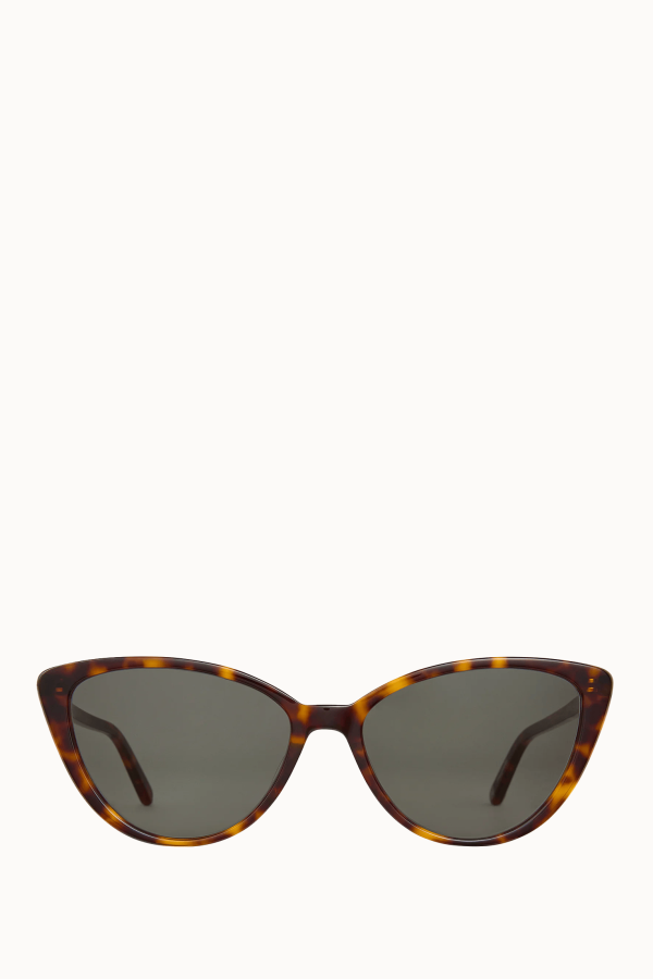 Garrett Leight Doyenne Sun Sunglasses - Marigold Tortoise/G15