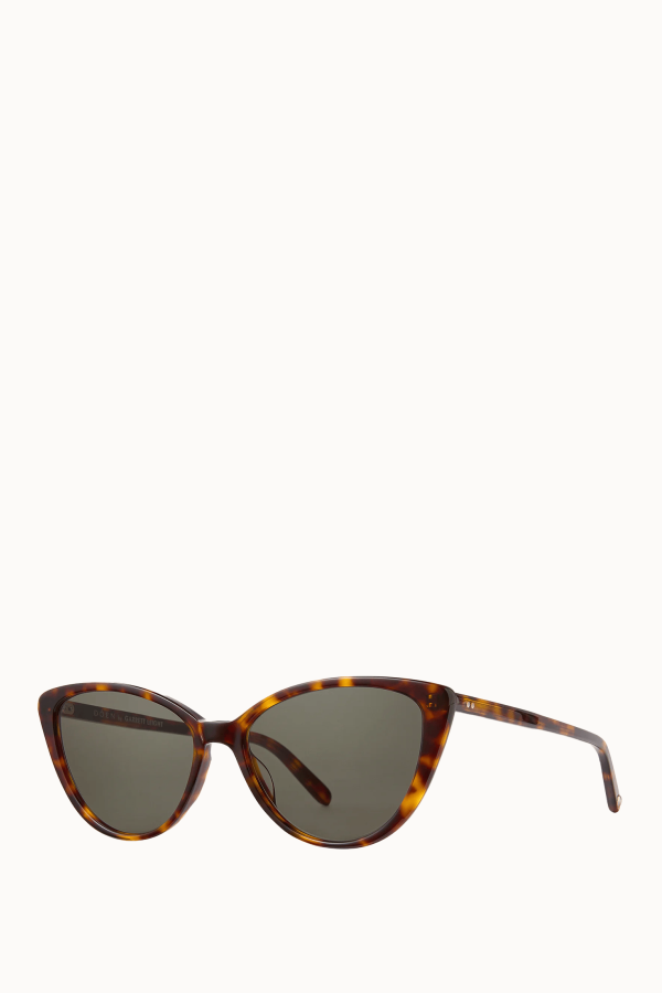 Garrett Leight Doyenne Sun Sunglasses - Marigold Tortoise/G15