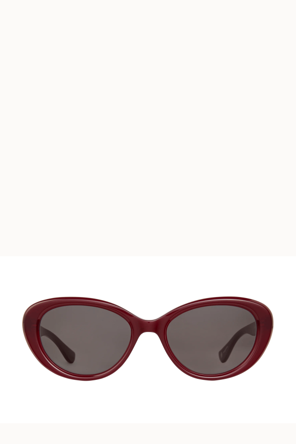 Garrett Leight Ingénue Sun Sunglasses - Lipstick/Dark Grey