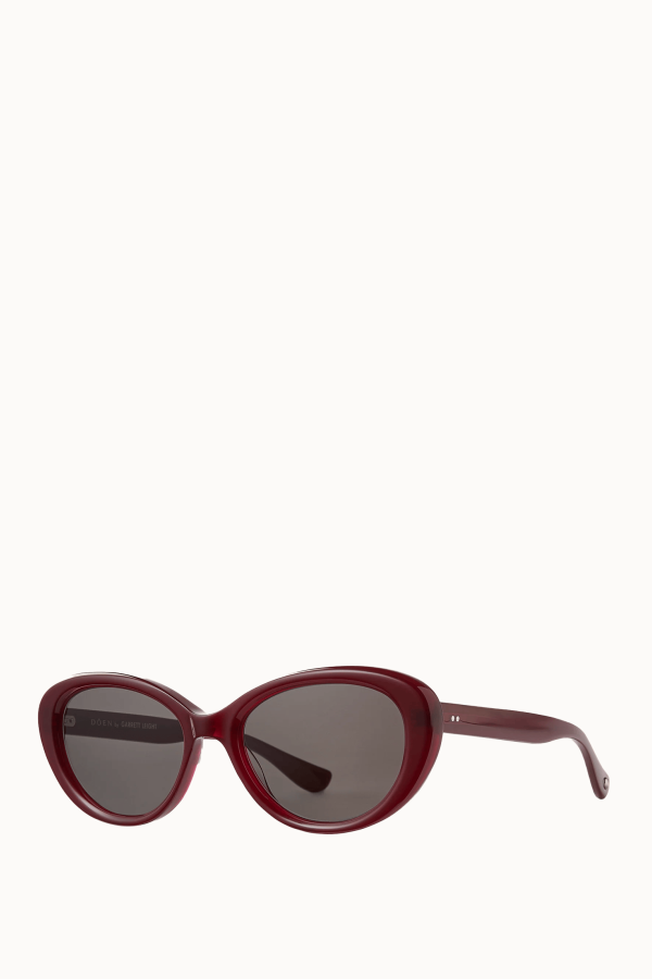 Garrett Leight Ingénue Sun Sunglasses - Lipstick/Dark Grey
