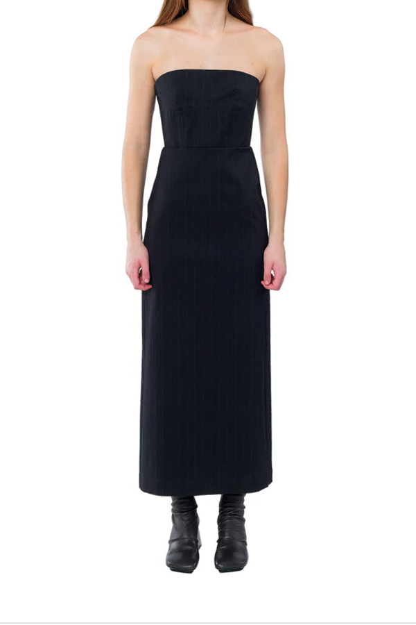 Uma Wang Strapless Aska Dress