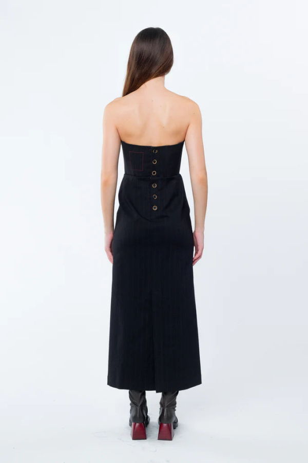 Uma Wang Strapless Aska Dress