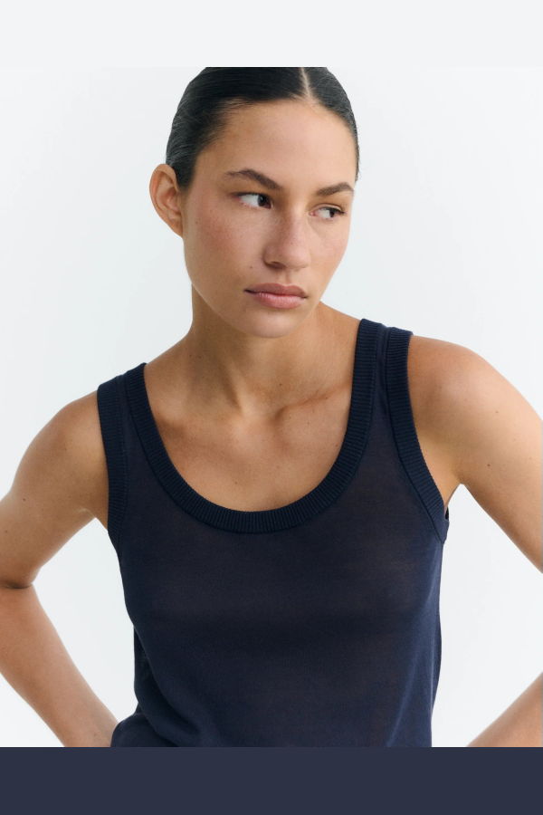 Thinking MU Sheer Knit Tank