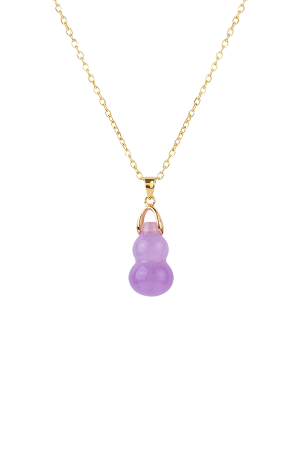 seree Hulu Jade Stone Pendant Necklace