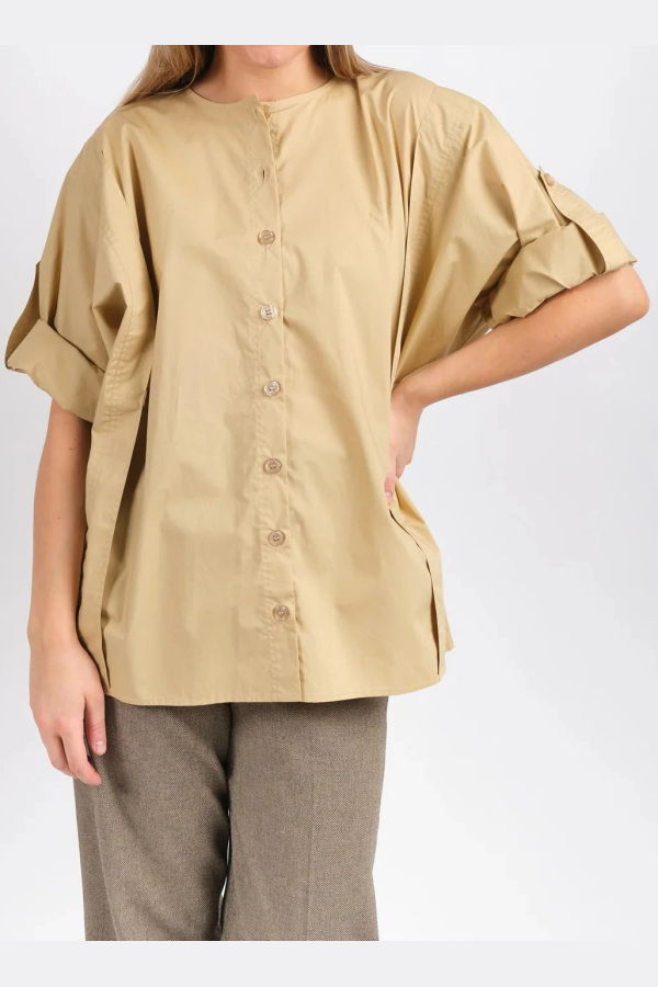 By Malene Birger Rominas Cinched Button Down Shirt
