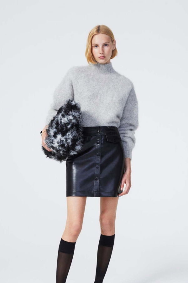 Rodebjer Mini Leather Skirt