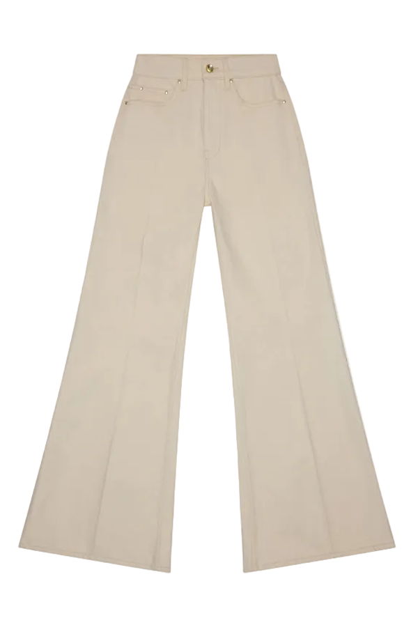 Ossou Trace Flare Jean - Natural