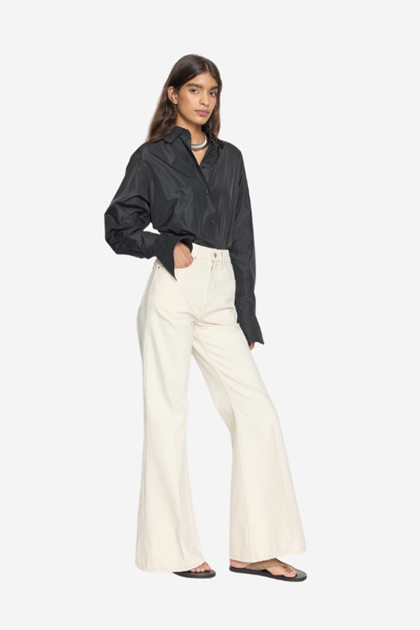 Ossou Trace Flare Jean - Natural