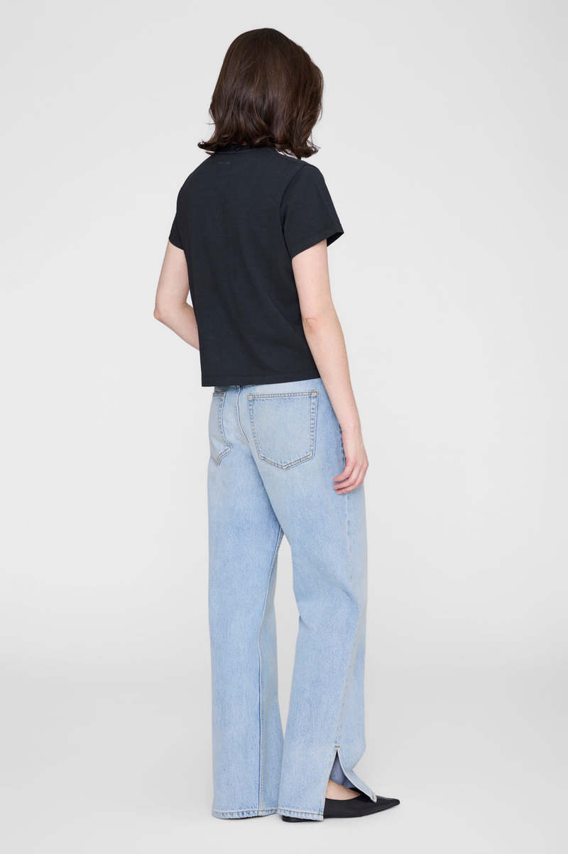 Anine Bing Shelley Tee - I See You I Love You/Black