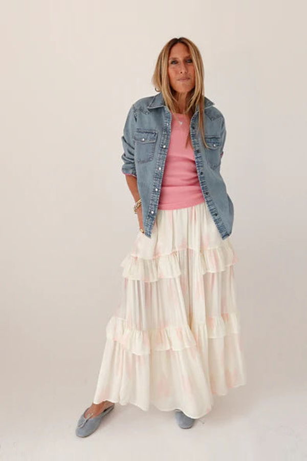 Kerri Rosenthal Pia Western Button Down Shirt