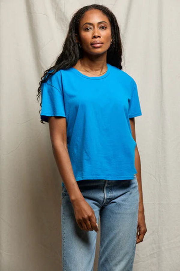 Perfect White Tee Harley Boxy Crew Tee