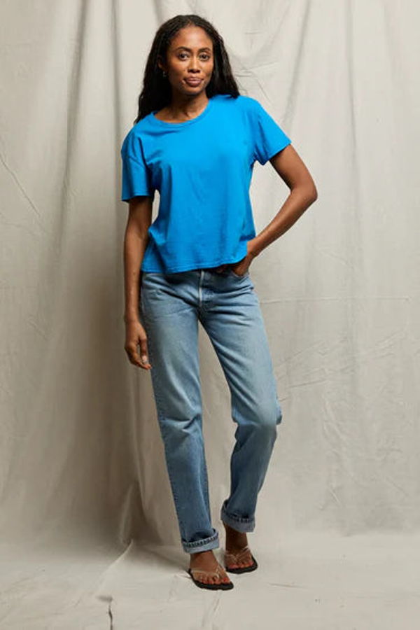 Perfect White Tee Harley Boxy Crew Tee