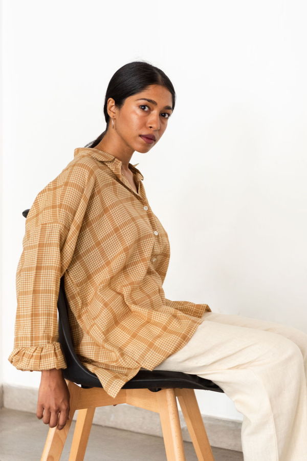 Studio Within Confluence Shirt / Tea-Dyed
