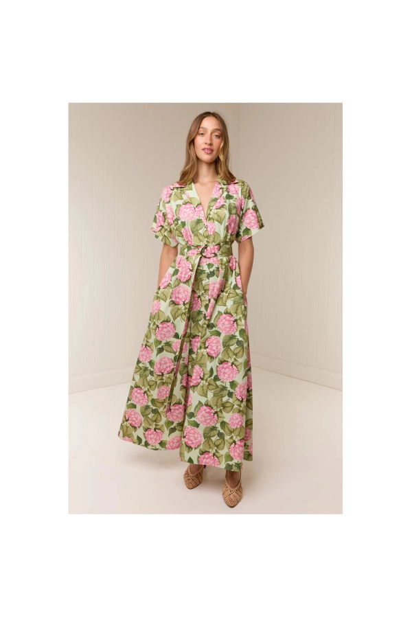 Palm Noosa Sylvie Dress - Pink Jardin