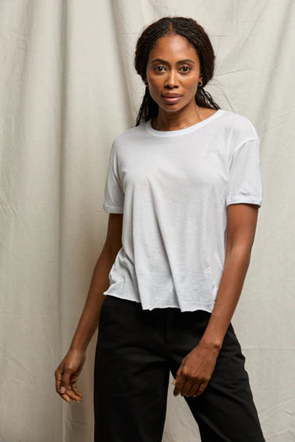 Perfect White Tee Sofia Crew Neck Tee