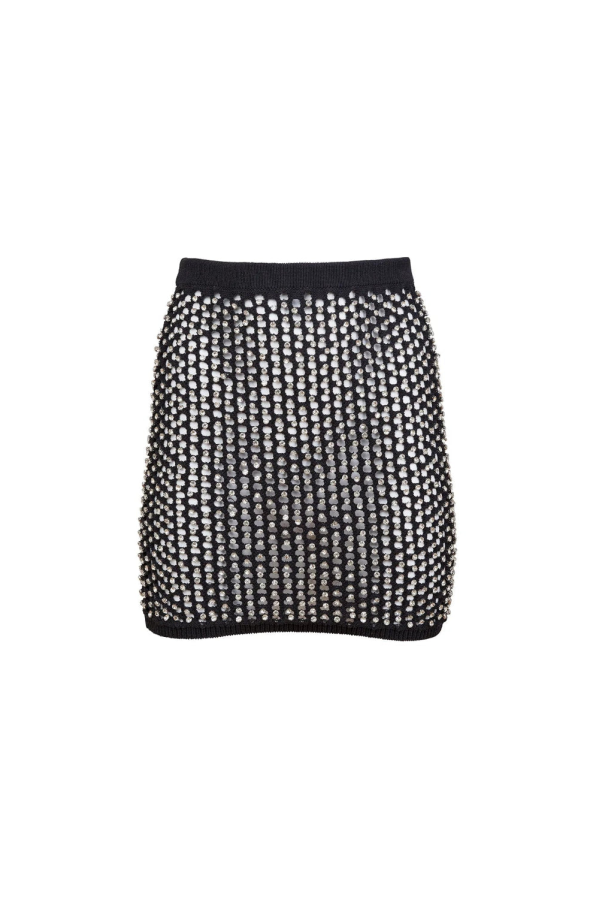 Fleur du Mal Spotlight Mini Skirt - Black