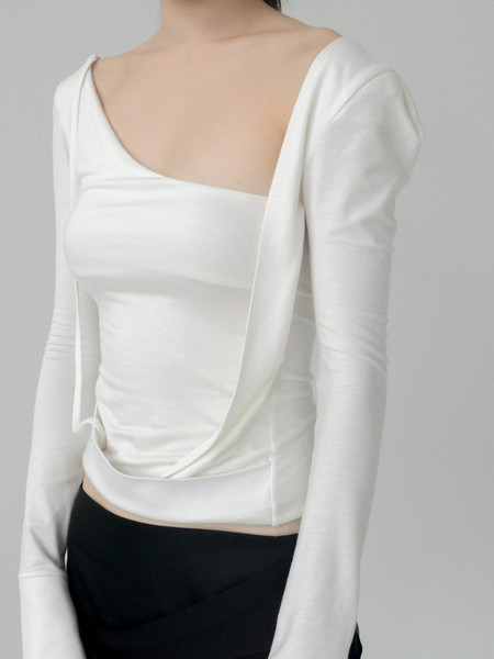 CARO CHIA Artois Top - Grey | Garmentory