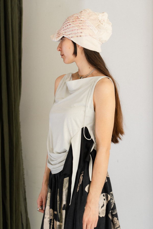 CARO CHIA Fallo Draped Top