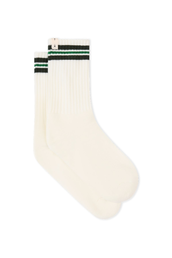 The Upside Courtship Crew Sock - Cream