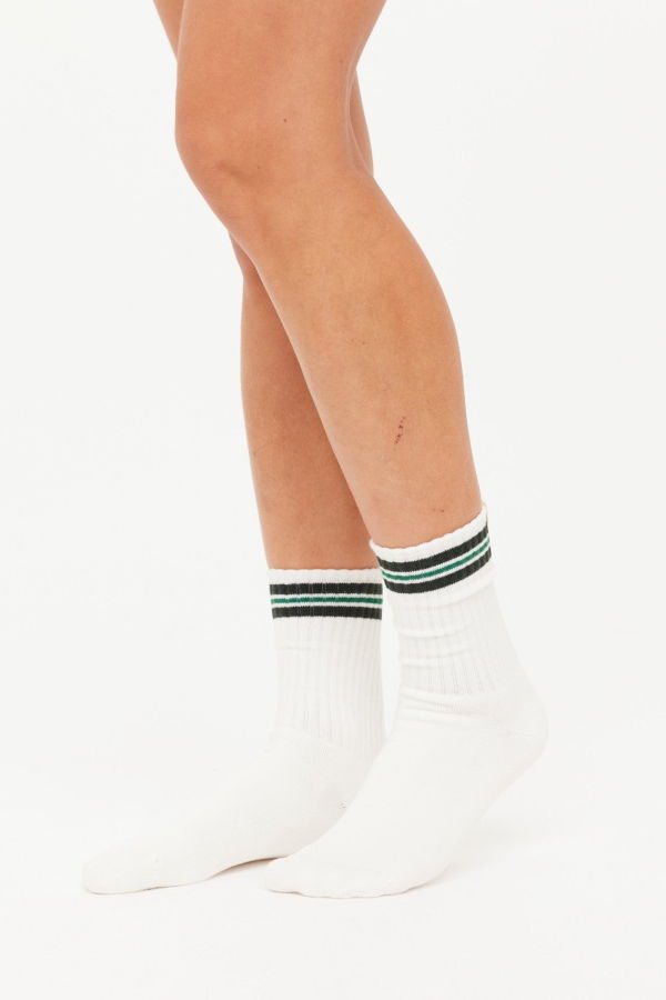 The Upside Courtship Crew Sock - Cream