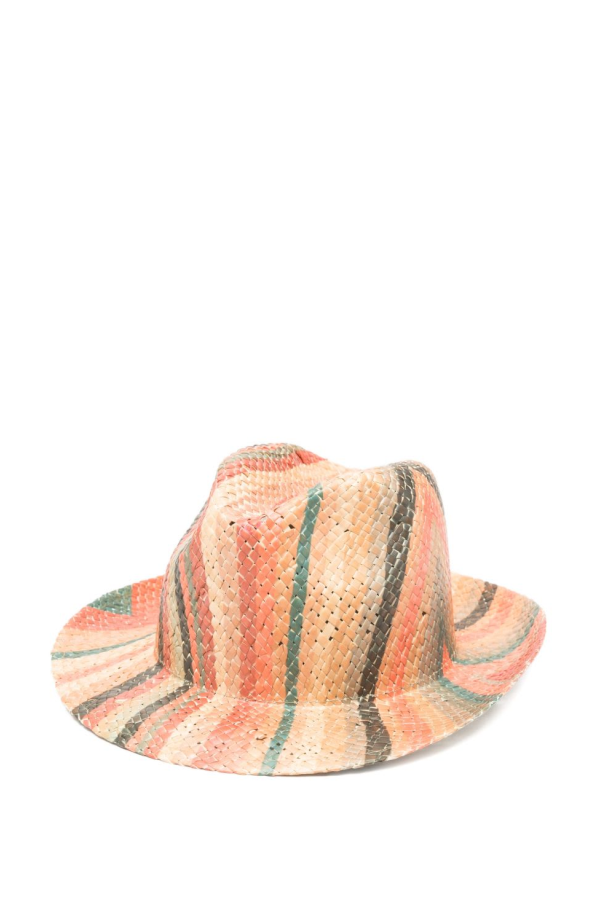 PAUL SMITH Swirl Straw Hat - Beige