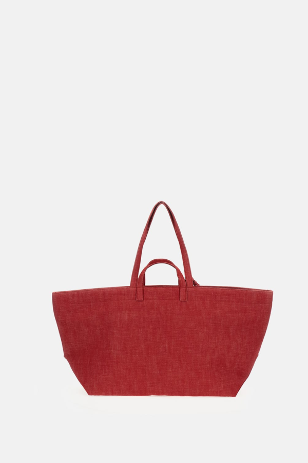A.P.C. Le Drummer Toile Large Tote Bag - Red