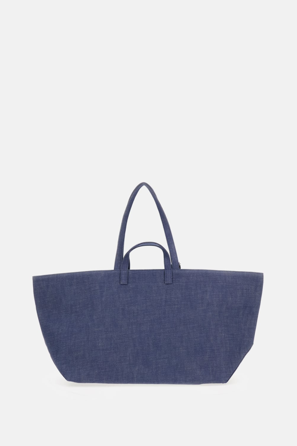 A.P.C. Le Drummer Toile Large Tote Bag - Blue