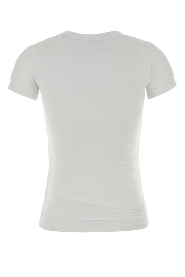 ALEXANDER WANG Stretch Cotton T-Shirt - White
