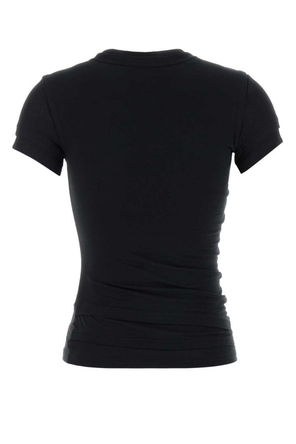 ALEXANDER WANG Stretch Cotton T-Shirt - Black