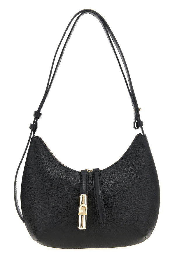 Furla Goccia Small Shoulder Bag - Black