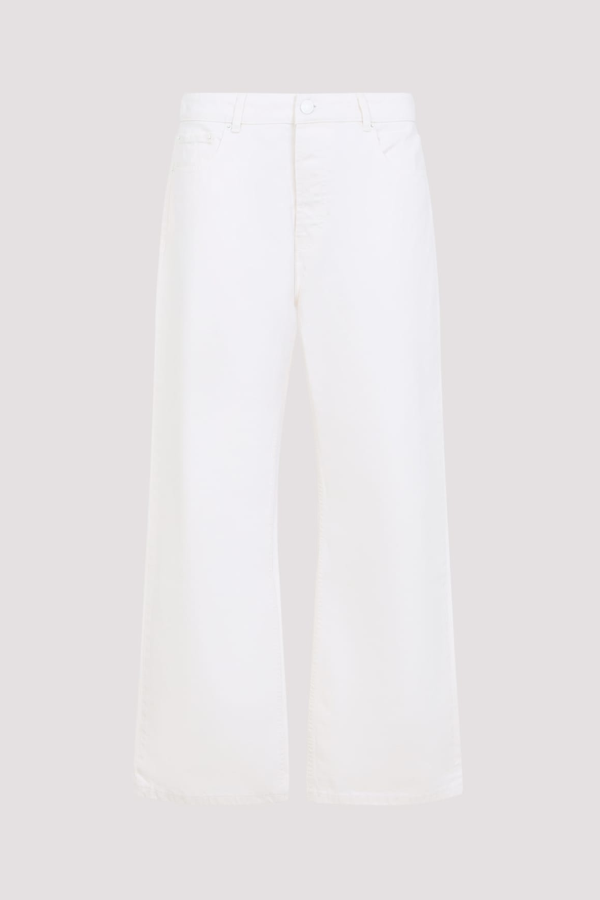 Ami Alexandre Mattiussi Large Fit Jeans - Blanc Creme