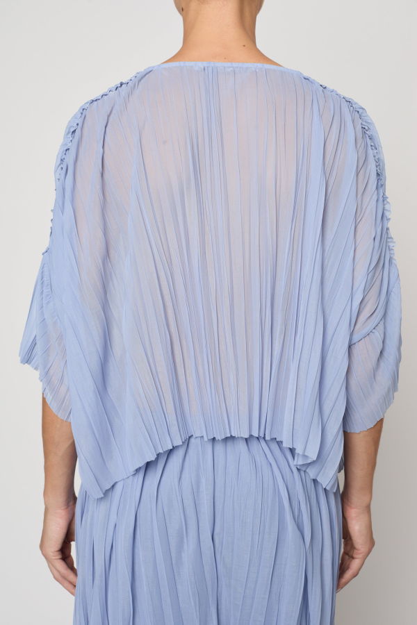 Atelier Delphine Flared Tee Random Pleats
