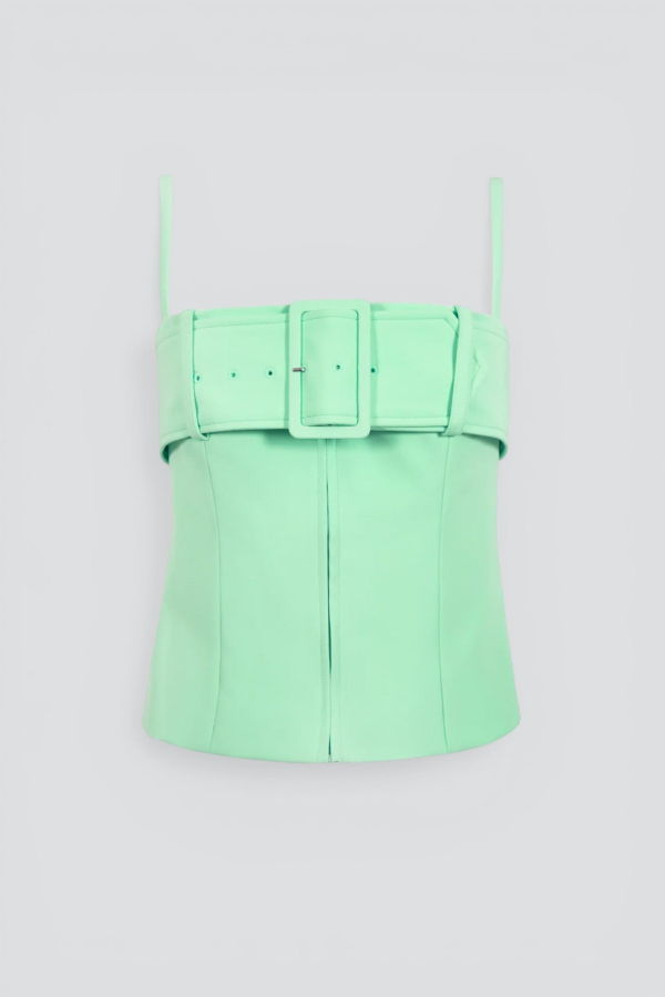 Sandy Liang Mint Ahsoka Top