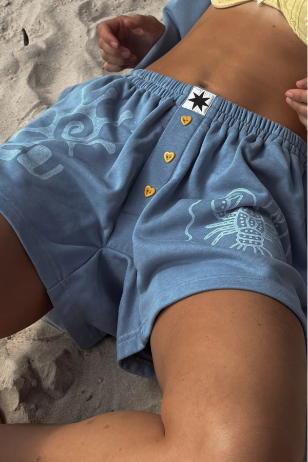 CIAO CIAO Palm Bungalow Boxer Short - Blue