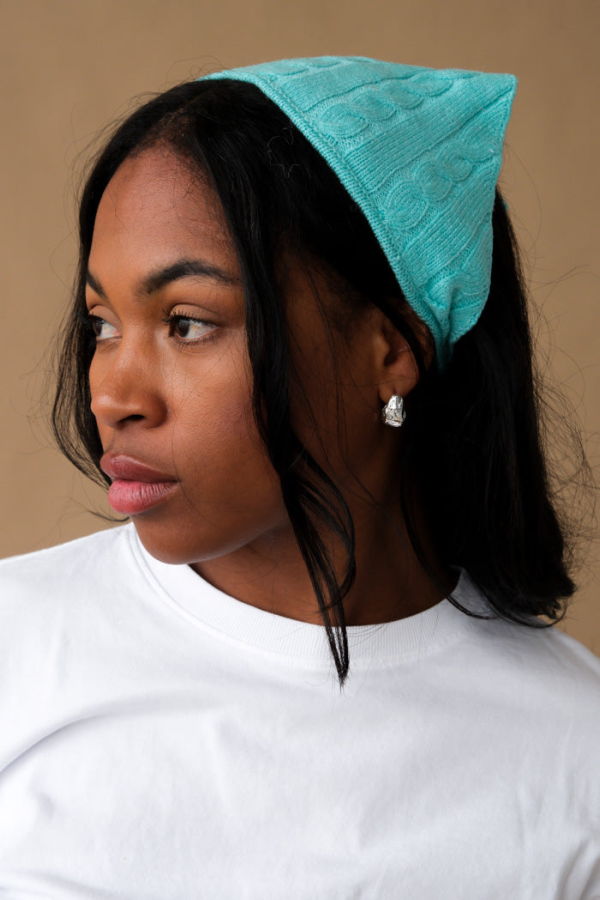 Callahan Valerie Headscarf - Capri Blue