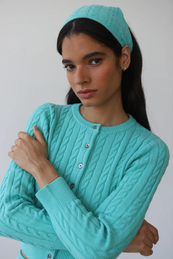 Callahan Valerie Headscarf - Capri Blue