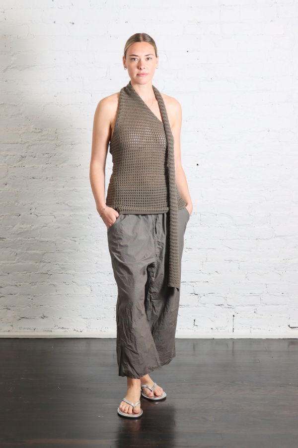 Lauren Manoogian Net Wrap Halter Top